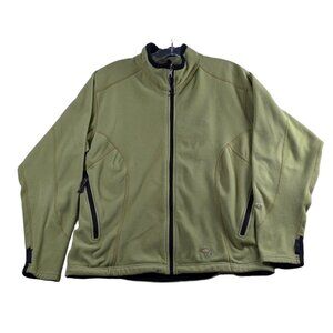 Mountain Hardwear Polartec Womens Green Full-Zip Fleece Long Sleeve Jacket